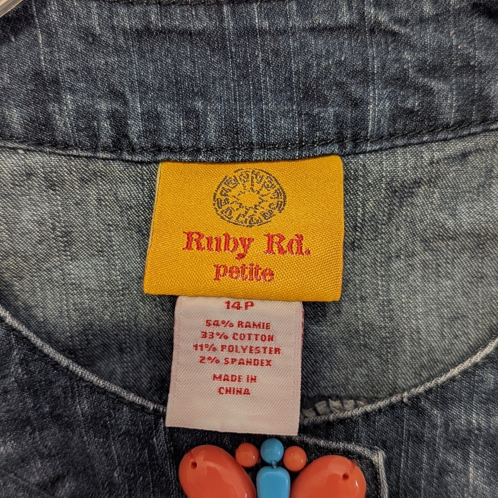 Ruby Rd Petit Denim Jacket - image 6